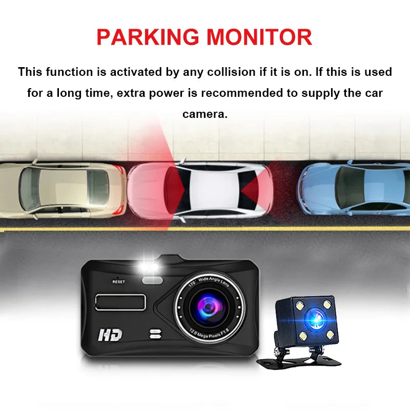 Mirror Dash Cam Front & Rear
