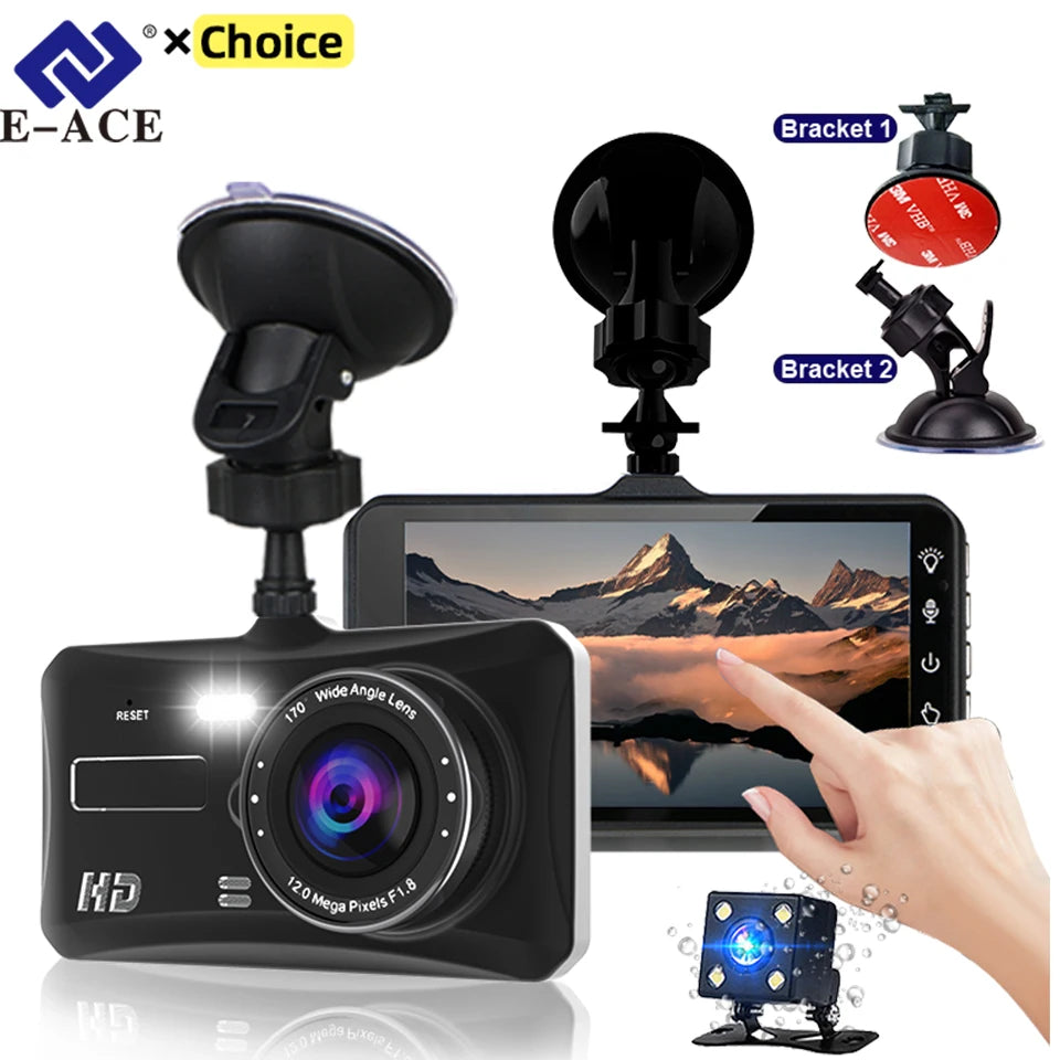 Mirror Dash Cam Front & Rear