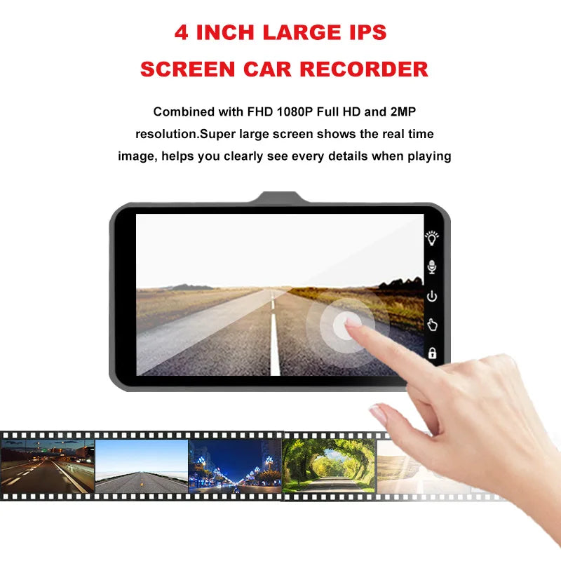 Mirror Dash Cam Front & Rear