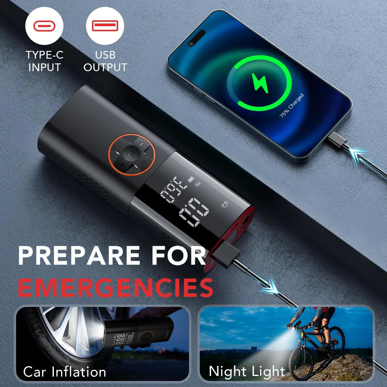 Portable Tire Inflator